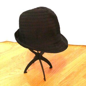 Women's Black Fedora Hat